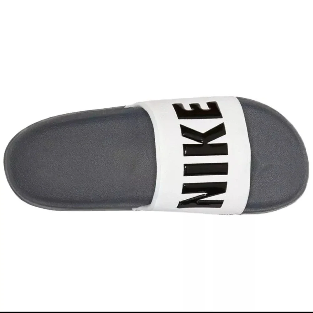 NIKE Men's OFFCOART‎ Slide Slipper NEW BLACK WHITE GRAY BQ4639 001 Size 9